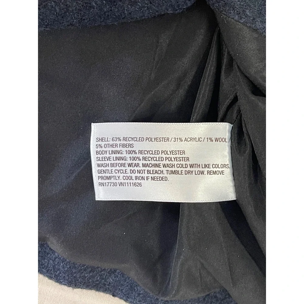Cat & Jack Girls' Navy Blue Double-Breasted Peacoat Size M New with Tags